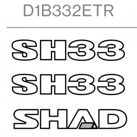 Sada samolepek SHAD D1B332ETR SH33