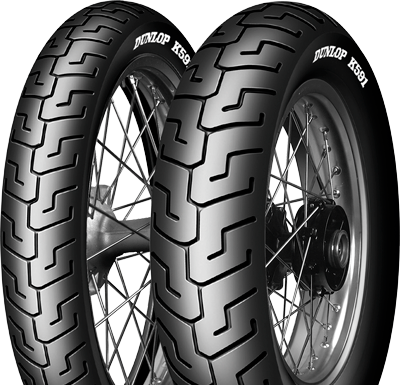 Pneumatika DUNLOP 100/90-19 51V TL K591F (HARLEY.D)