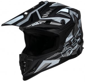 Cross helmet iXS iXS363 2.0 matná černá-antracitová-bílá XS