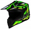 Cross helmet iXS X12045 iXS363 2.0 matná černá-neonově žlutá-neonově zelená S