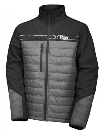 Softshellová bunda iXS X81808 iXS TEAM černo-šedá 3XL